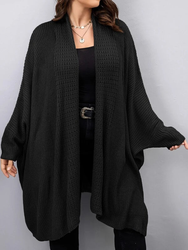 Batwing Sleeve Cardigan Dress