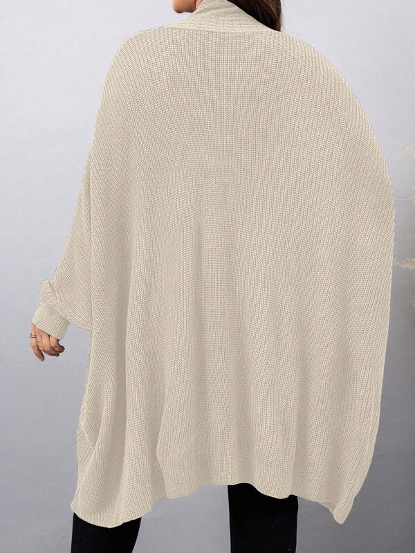 Batwing Sleeve Cardigan Dress