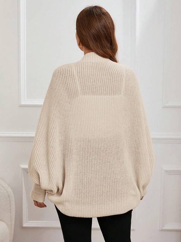 Batwing Sleeve Open Front Cardigan