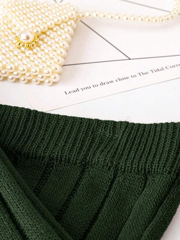 Bell Sleeve Sweater And Knit Pants Set