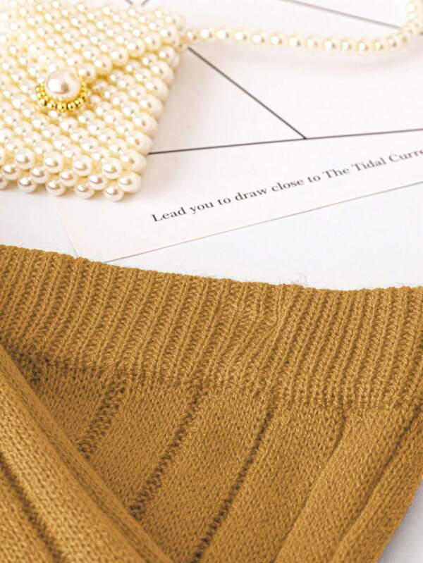 Bell Sleeve Sweater And Knit Pants Set