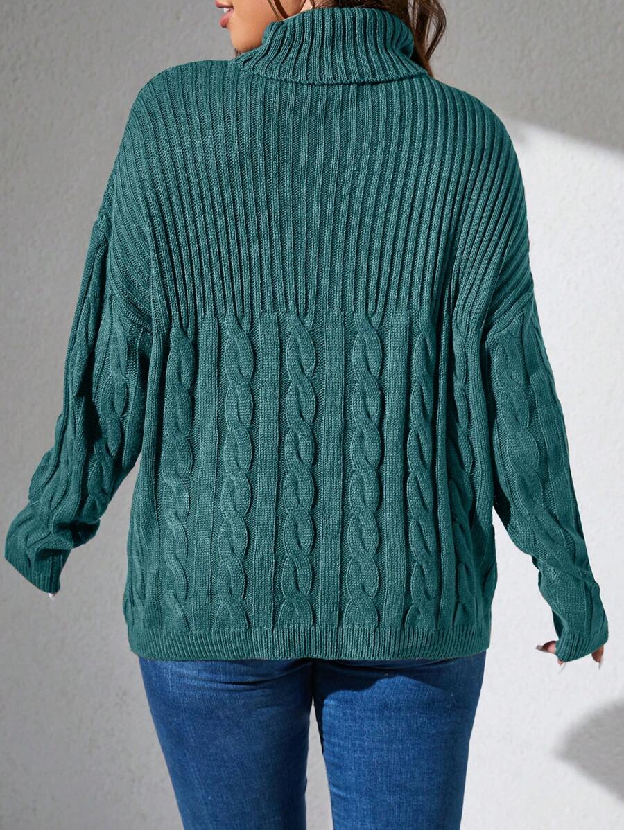 Cable Knit Pullovers Sweater