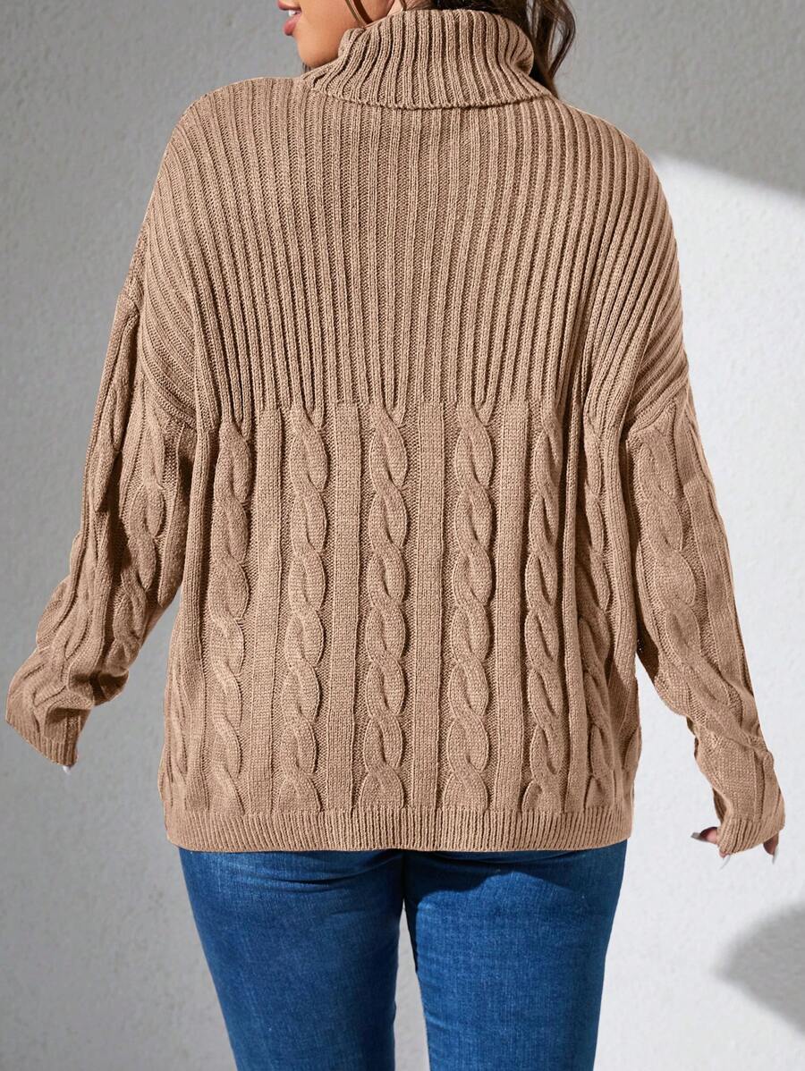 Cable Knit Pullovers Sweater