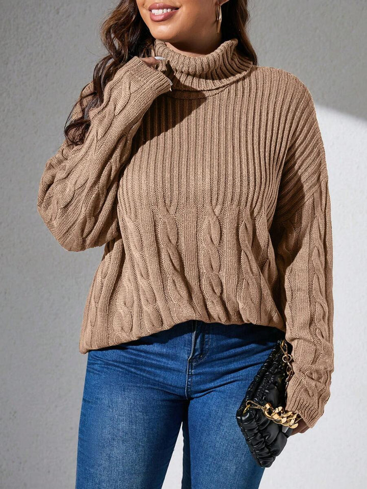 Cable Knit Pullovers Sweater