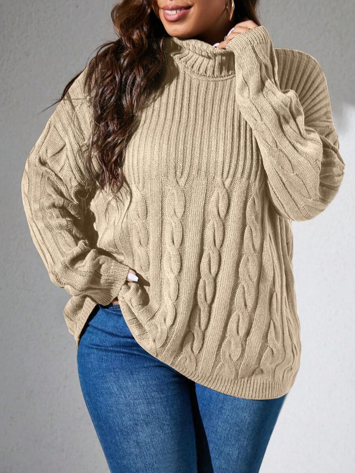 Cable Knit Pullovers Sweater