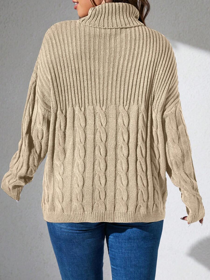 Cable Knit Pullovers Sweater