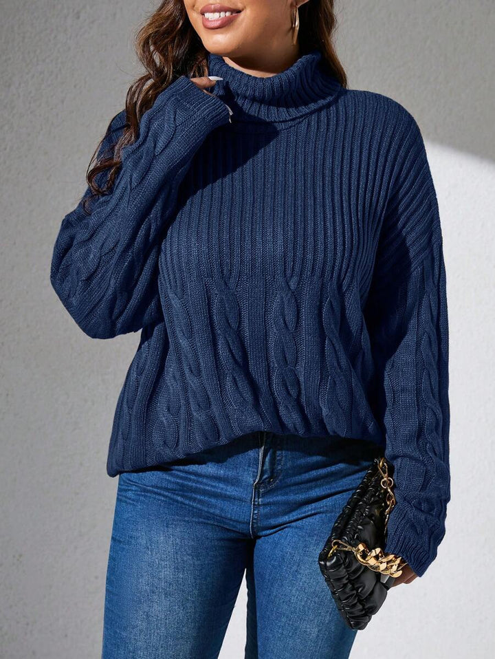 Cable Knit Pullovers Sweater