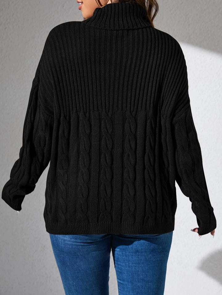 Cable Knit Pullovers Sweater