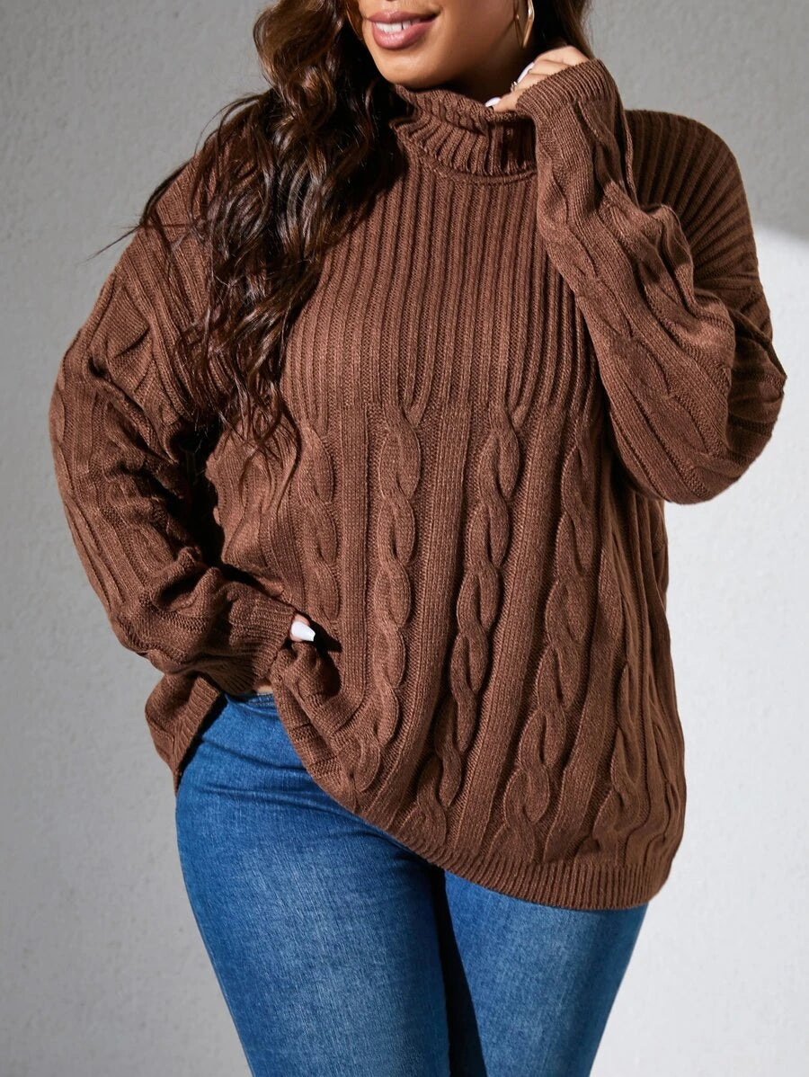 Cable Knit Pullovers Sweater