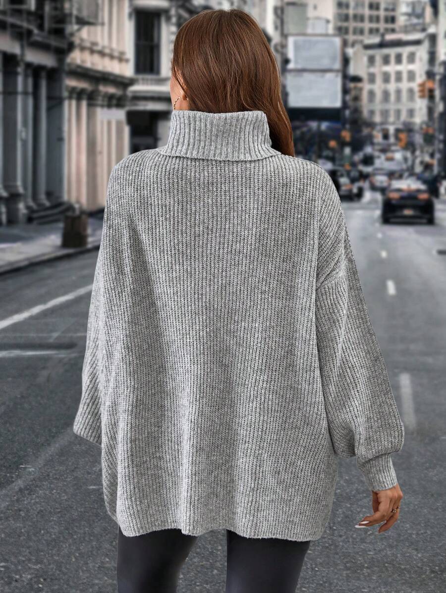 Casual Long Sleeve Oversized Sweater