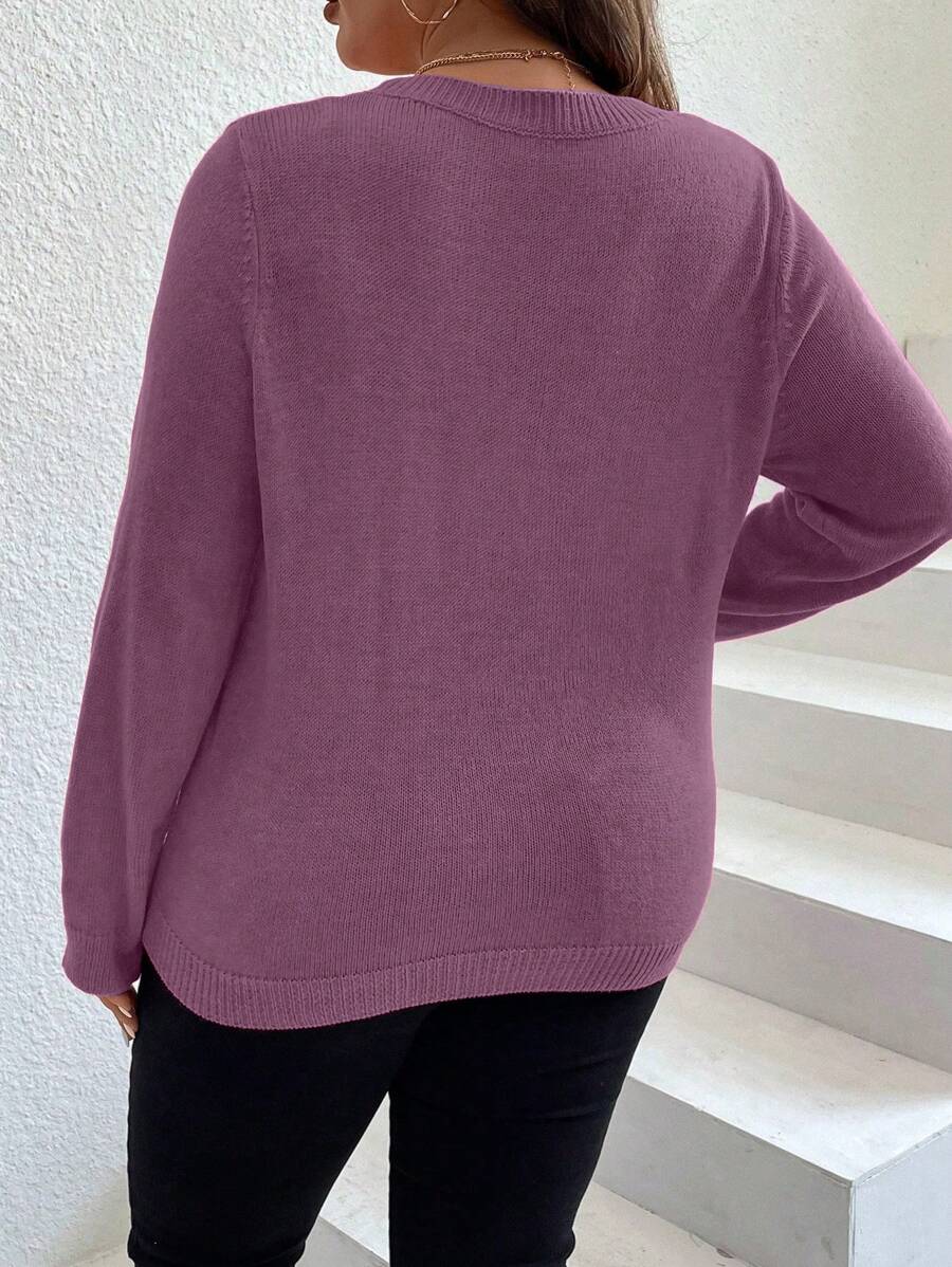 Casual Seam Detail Sweater