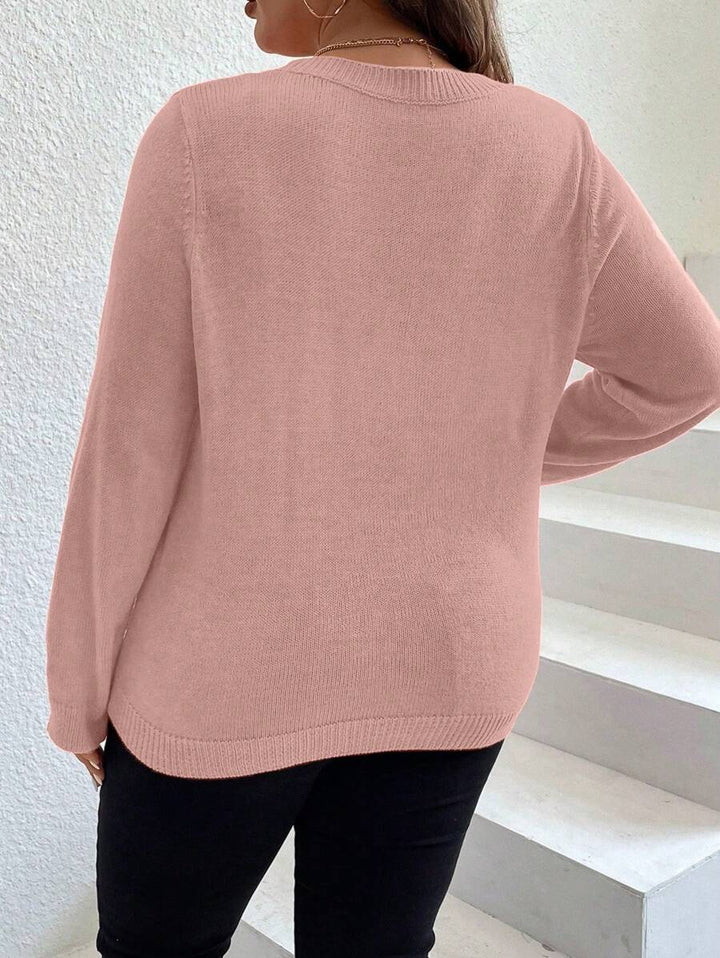 Casual Seam Detail Sweater