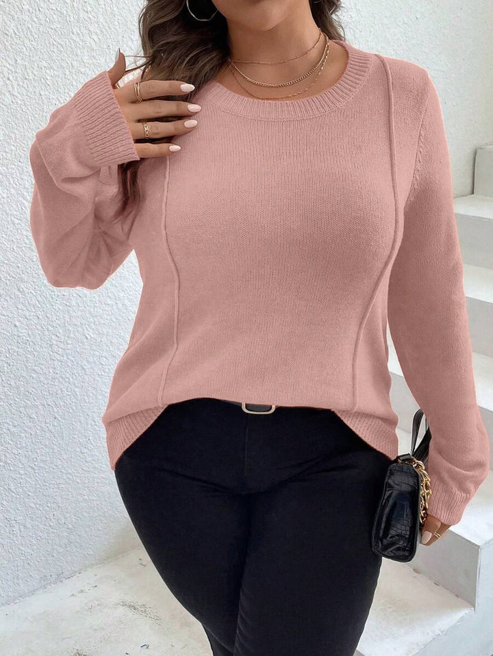 Casual Seam Detail Sweater