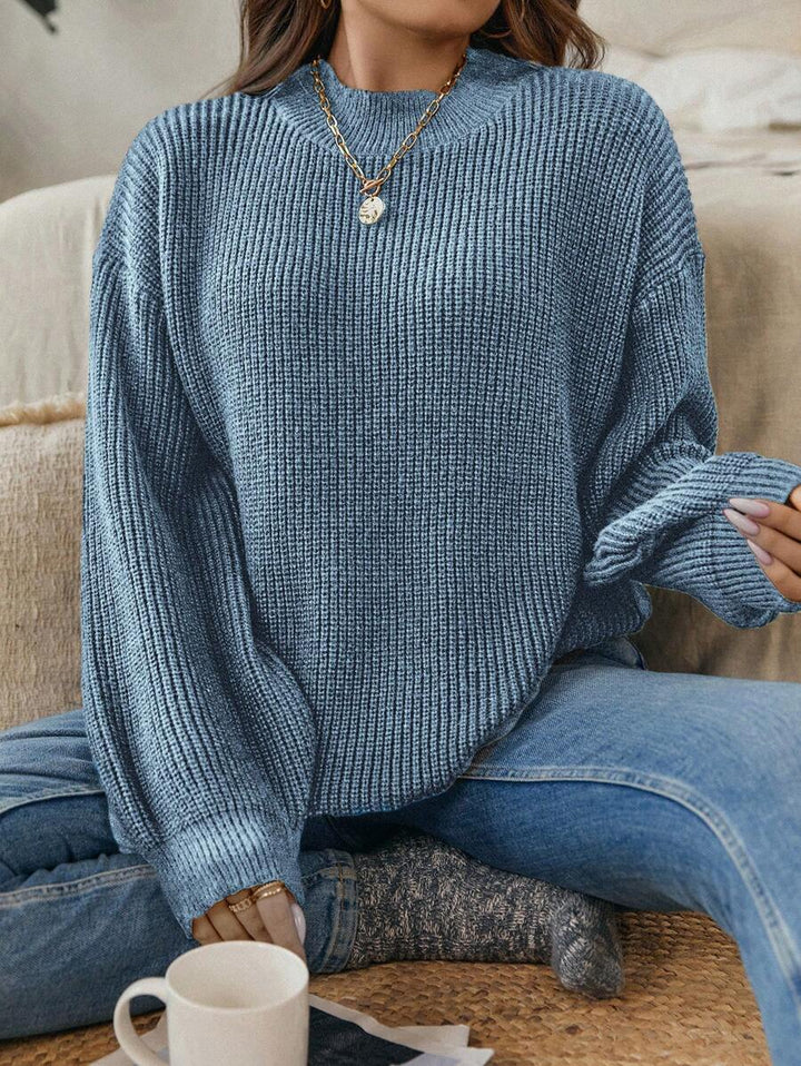 Casual Stand Collar Sweater