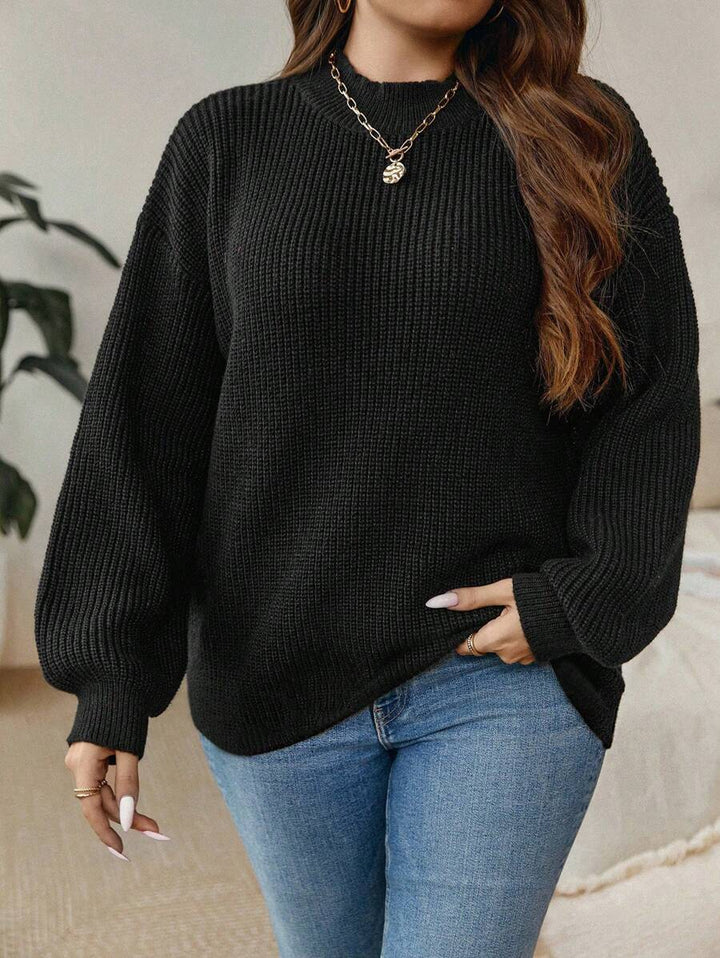 Casual Stand Collar Sweater