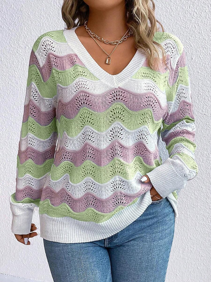 Chevron Pattern Sweater
