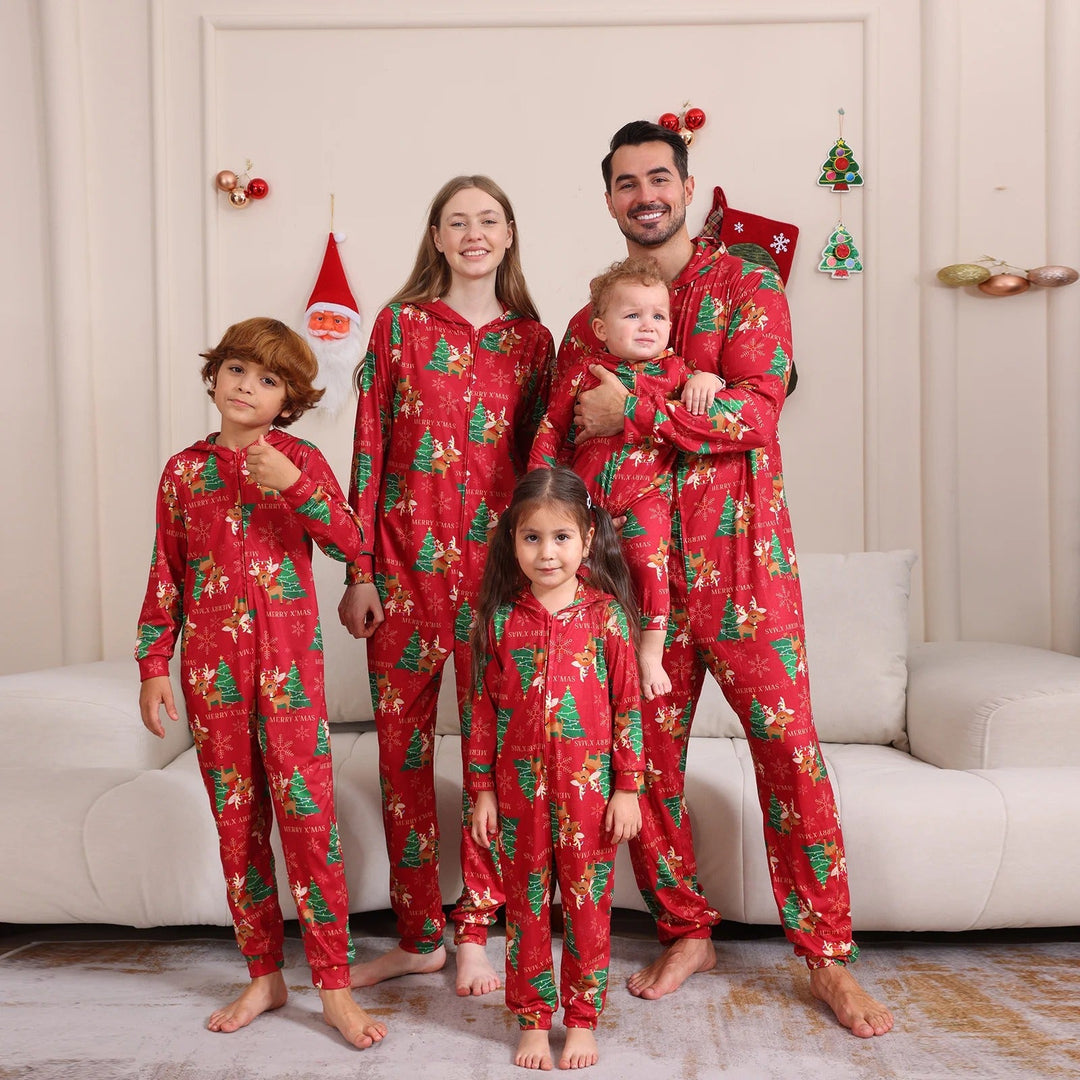 Christmas Festive Matching Family Jumpsuit Set