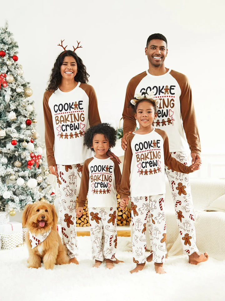 Cookie Baking Crew Family Matching Pajama Set