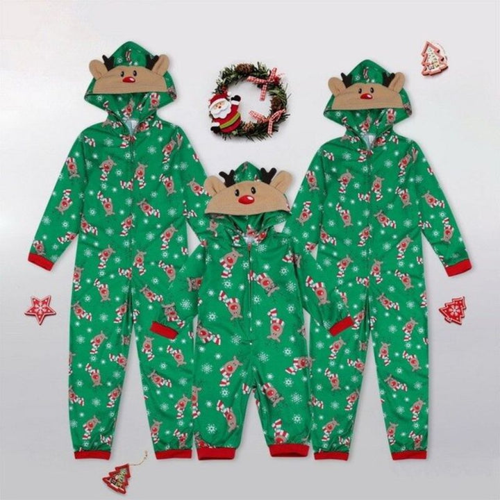 Matching Reindeer Family Jumpsuit Suit