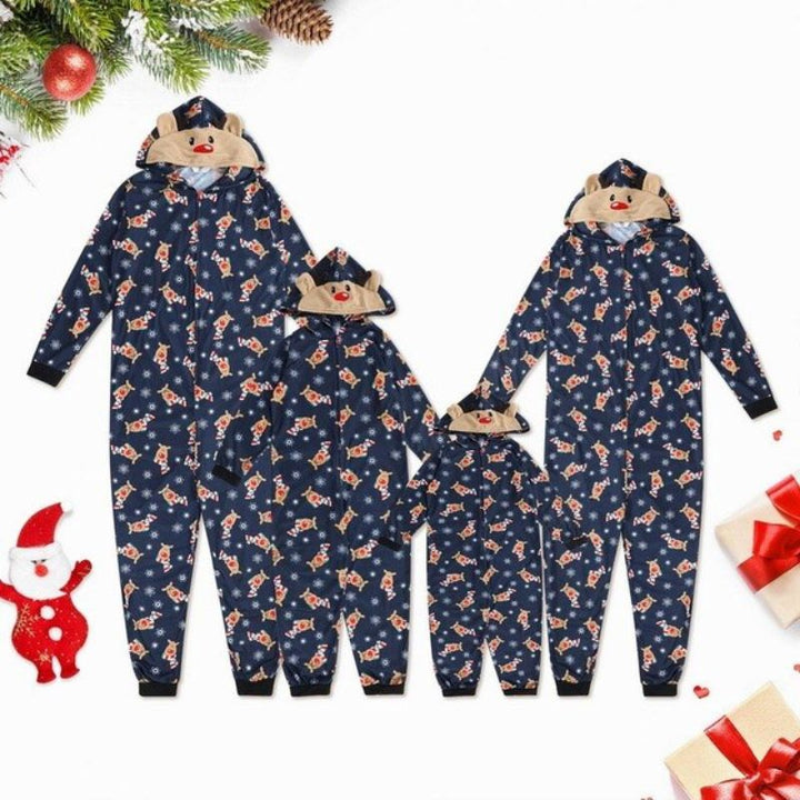 Matching Reindeer Family Jumpsuit Suit