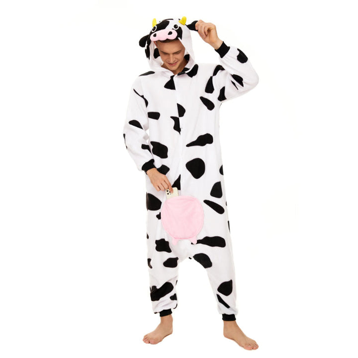 Cow Themed Matching Family Jumpsuits Set