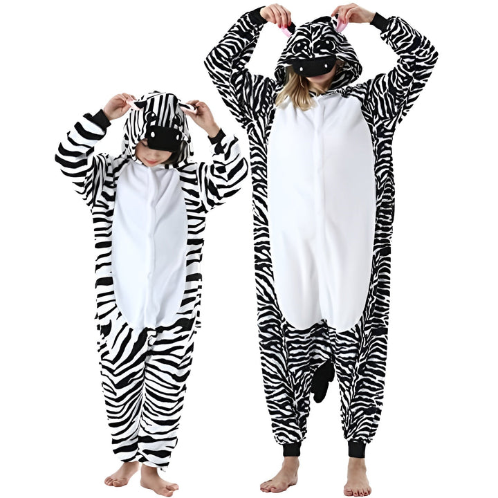 Cozy Animal Themed Christmas Family Jumpsuit Set