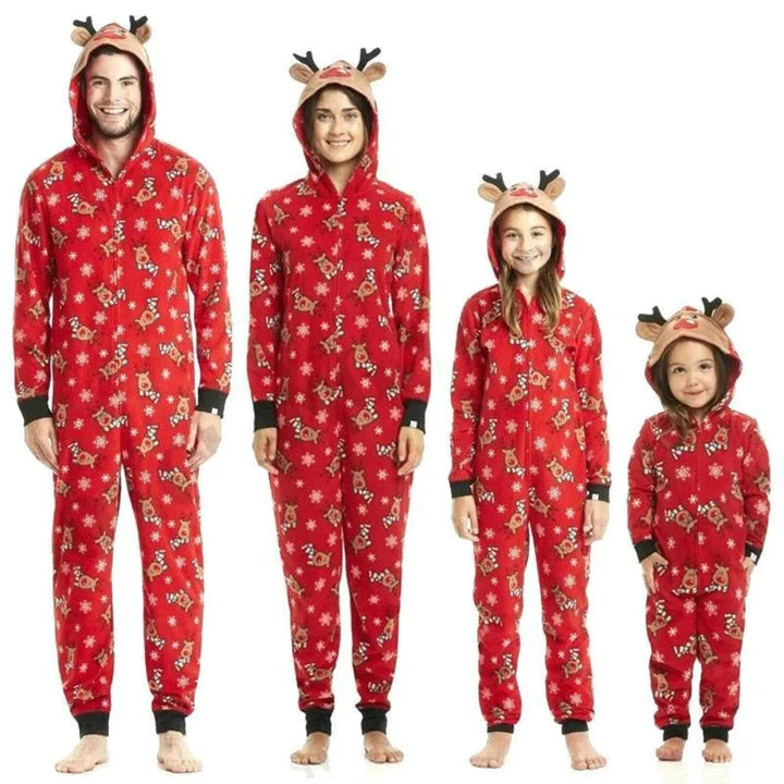 Christmas Reindeer Matching Family Jumpsuit Set