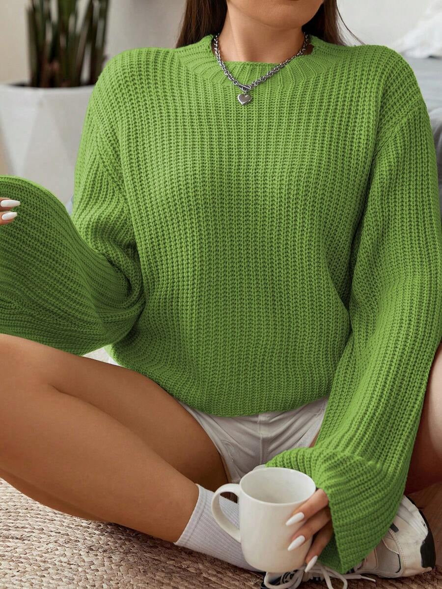 Drop Long Sleeve Sweater