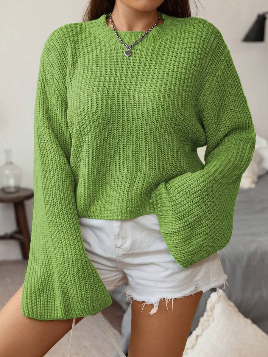 Drop Long Sleeve Sweater