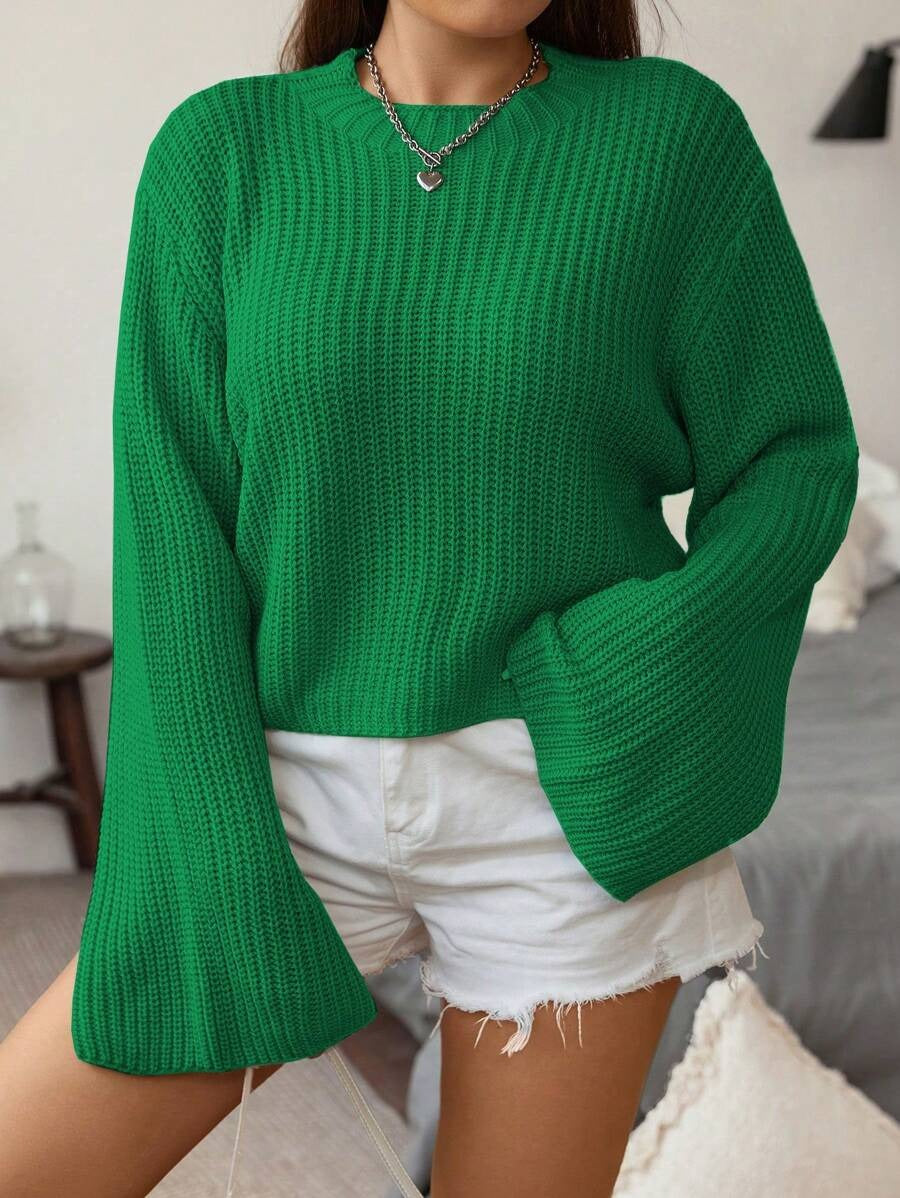 Drop Long Sleeve Sweater