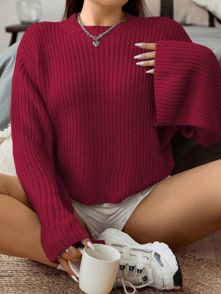 Drop Long Sleeve Sweater