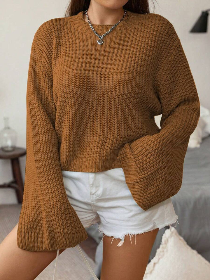 Drop Long Sleeve Sweater