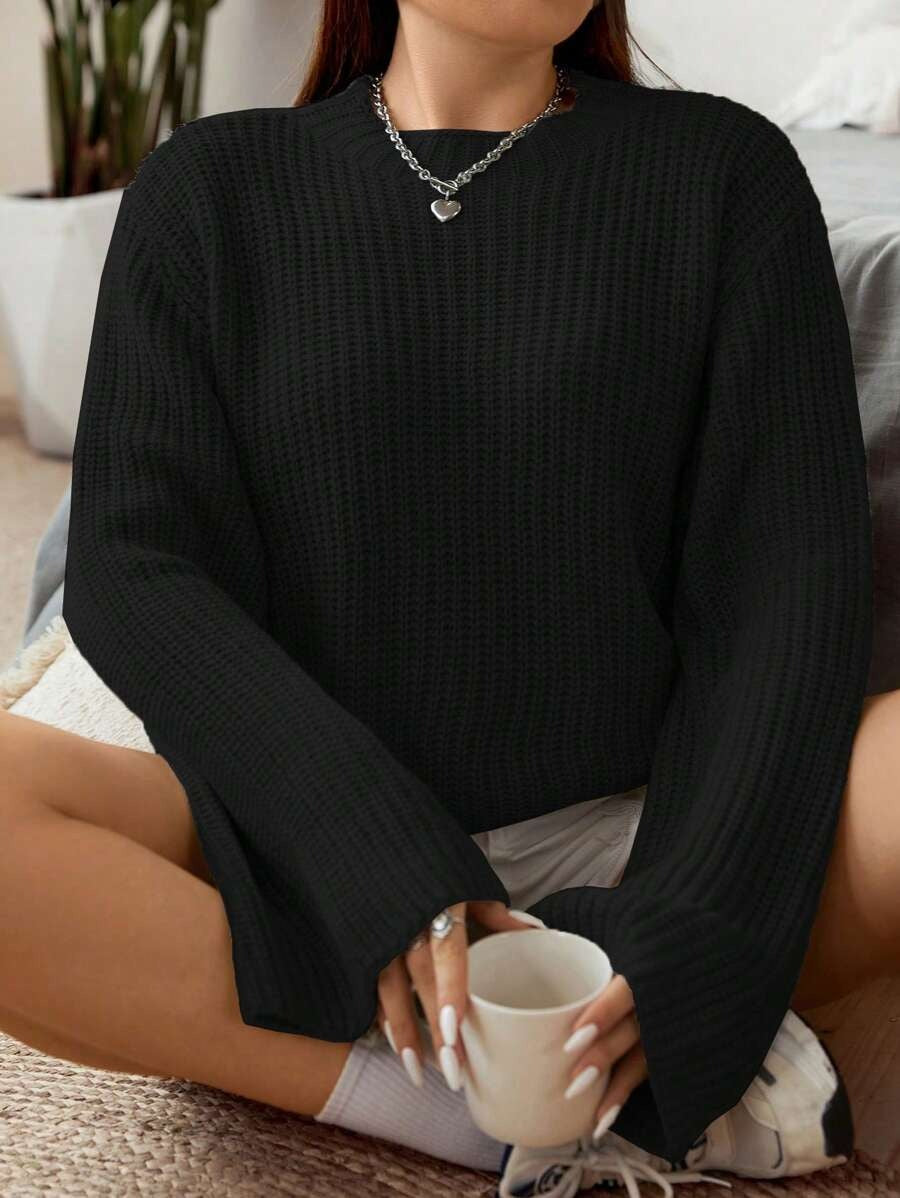 Drop Long Sleeve Sweater