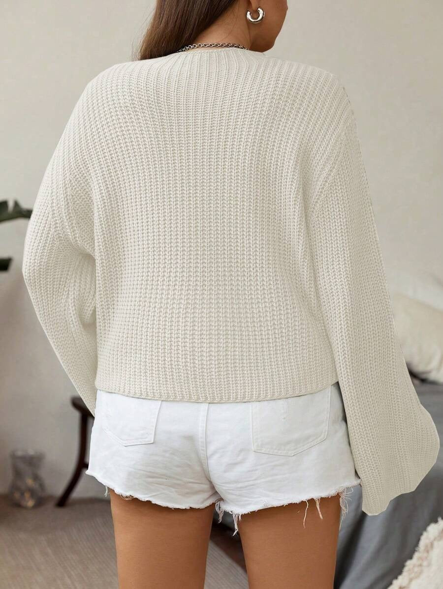 Drop Long Sleeve Sweater