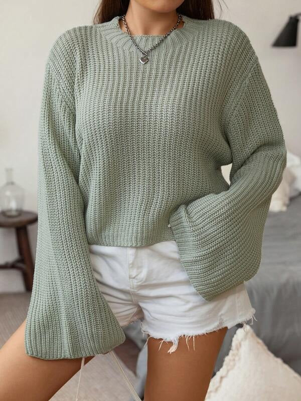 Drop Long Sleeve Sweater