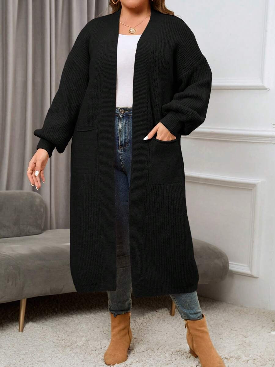 Dual Pocket Long Sleeve Cardigan
