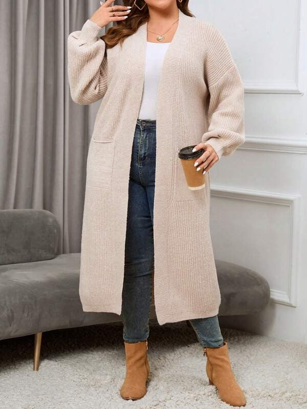 Dual Pocket Long Sleeve Cardigan