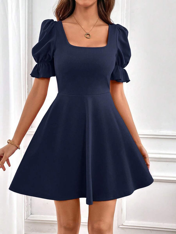 Barbie Elegant Puff Sleeve Dress