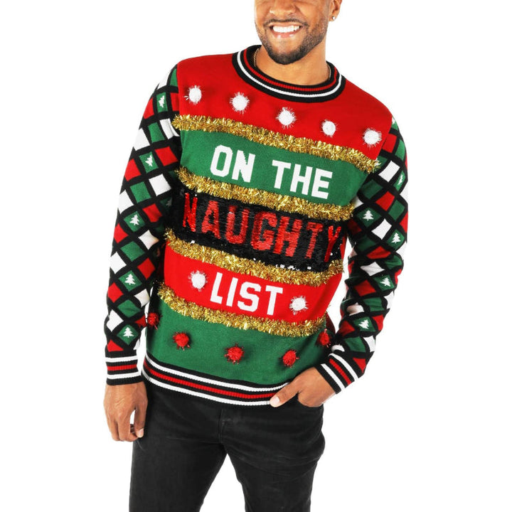 Festive Embellished Ugly Christmas Sweaters