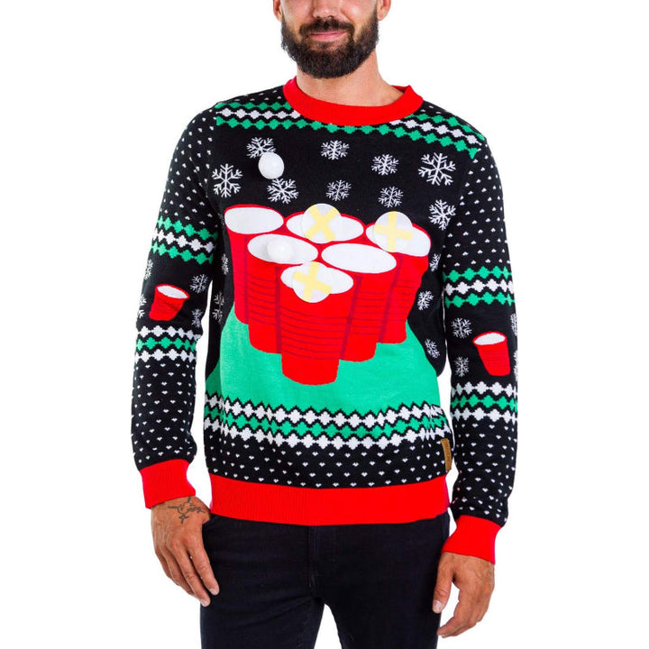 Festive Embellished Ugly Christmas Sweaters