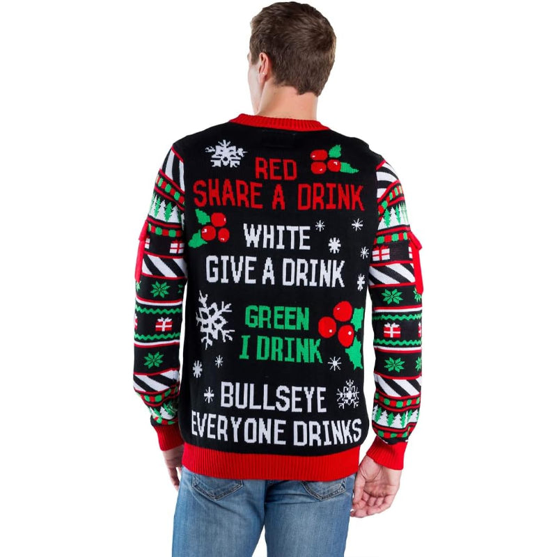 Festive Embellished Ugly Christmas Sweaters