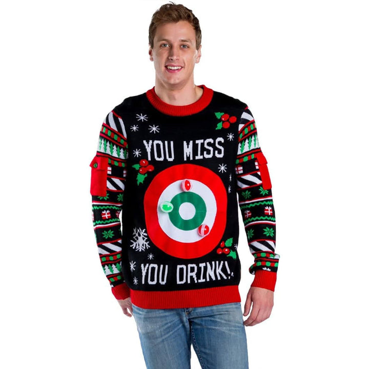 Festive Embellished Ugly Christmas Sweaters