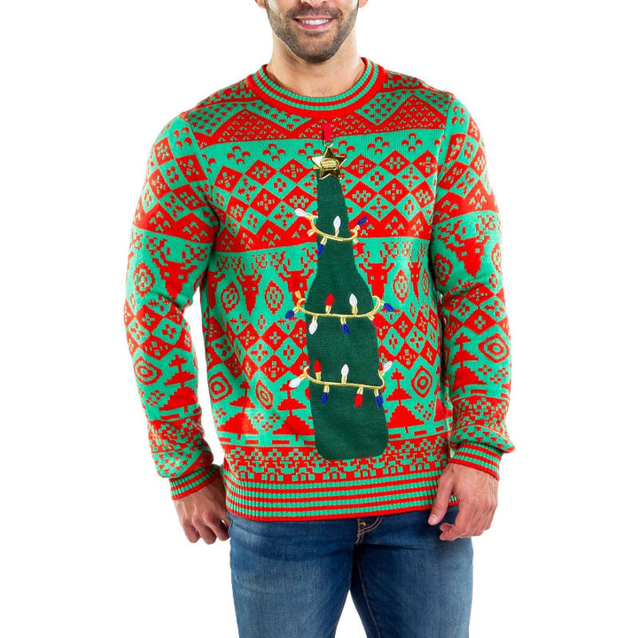 Decorative Festive Holiday Sweaters with Embellishments