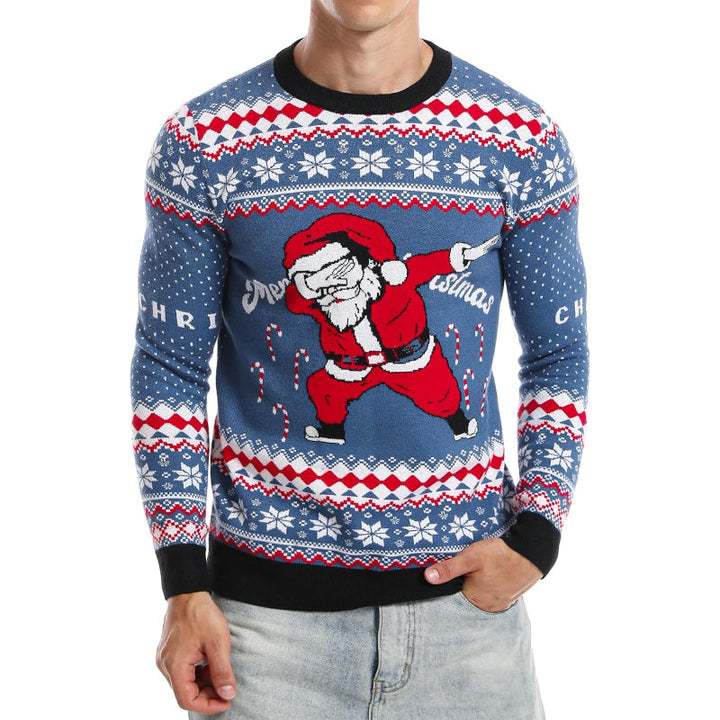 Whimsical and Funny Knitted Christmas Sweater