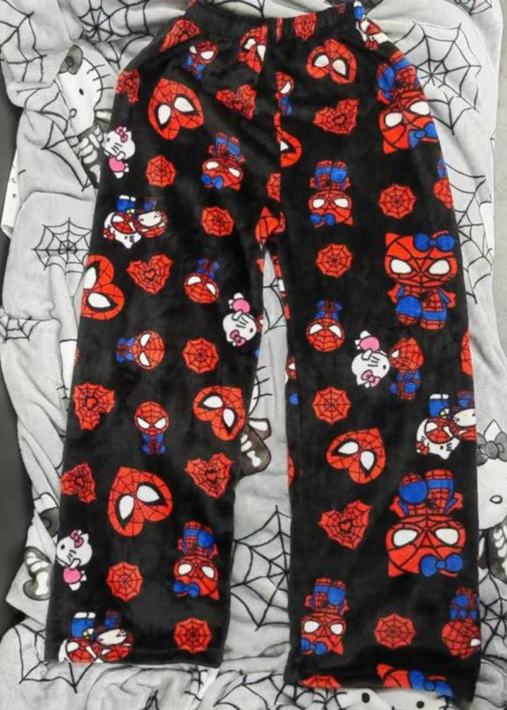 Hello Kitty Spider Man Loose Pajamas