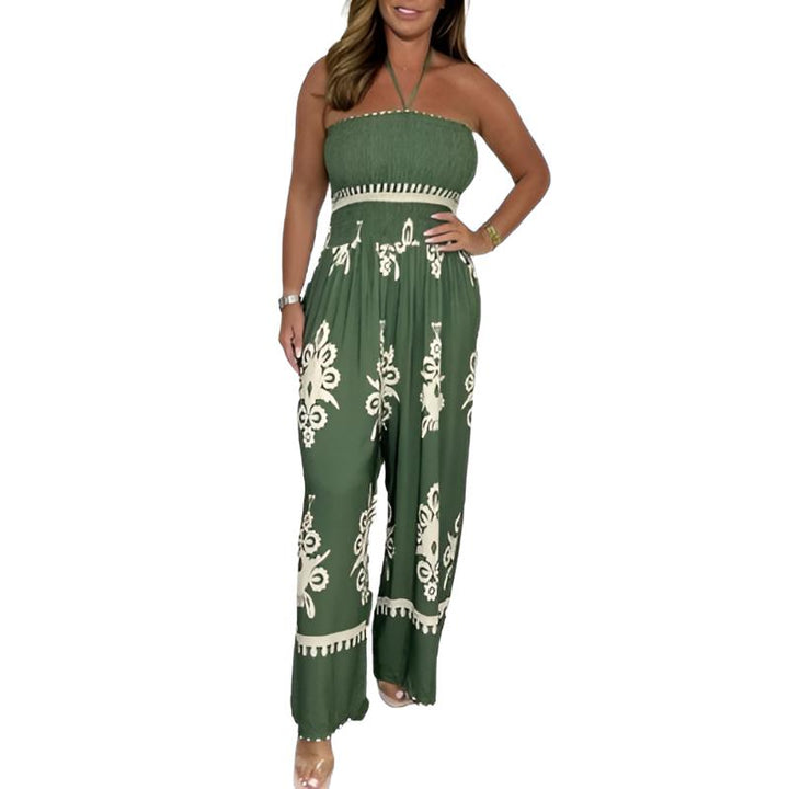 Jumpsuit With Floral Embroidery