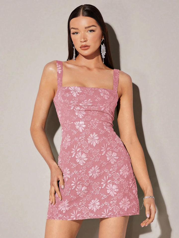 Barbie Backless Floral Cami Dress