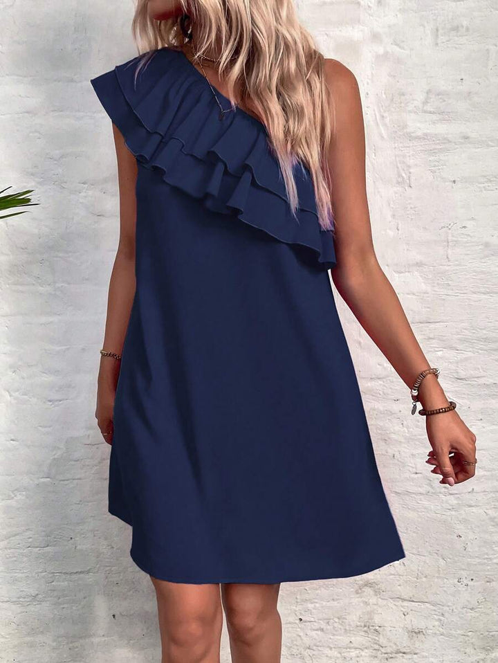 Barbie Layered Ruffle Trim Tunic Dress