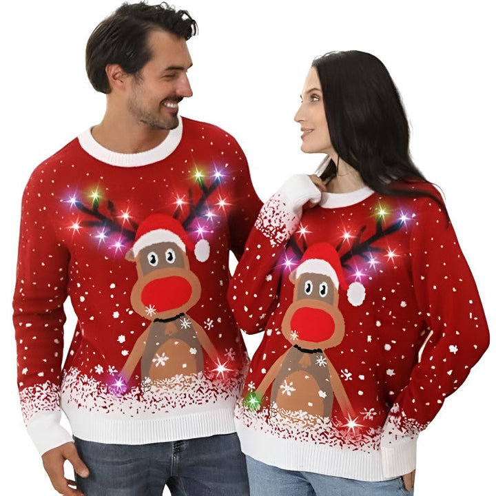 Illuminated Festive Ugly Christmas Sweater