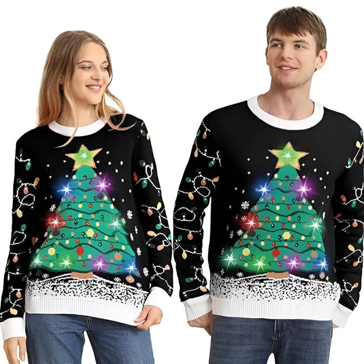 Illuminated Festive Ugly Christmas Sweater